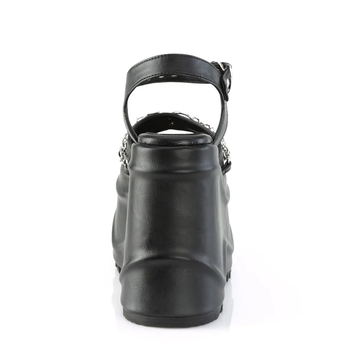 WAVE-09  Black Vegan Leather