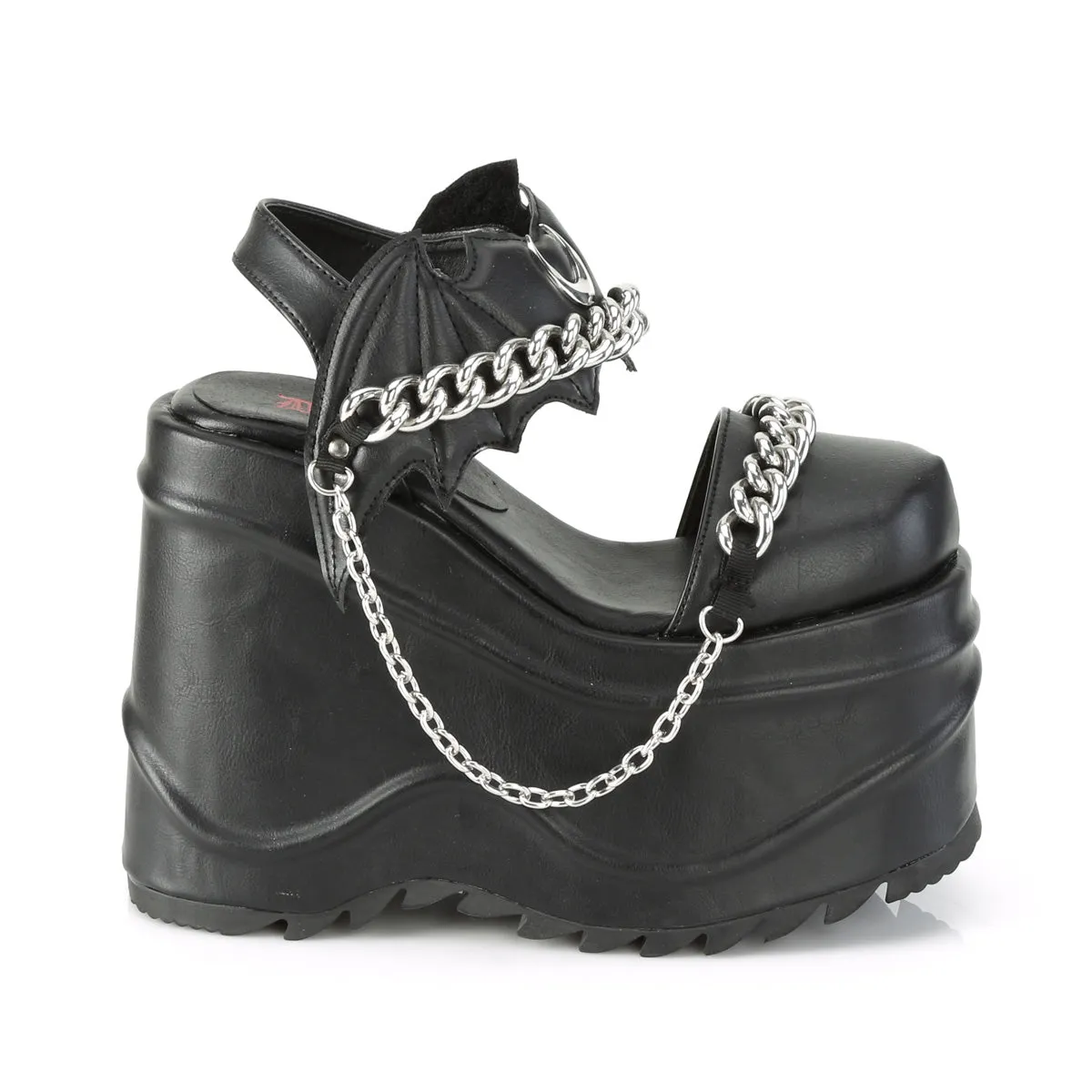 WAVE-20  Black Vegan Leather