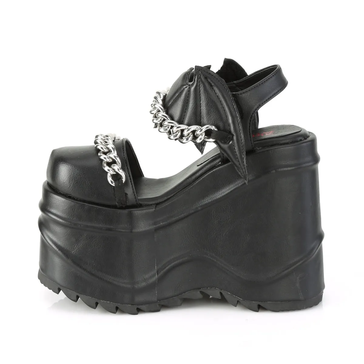 WAVE-20  Black Vegan Leather