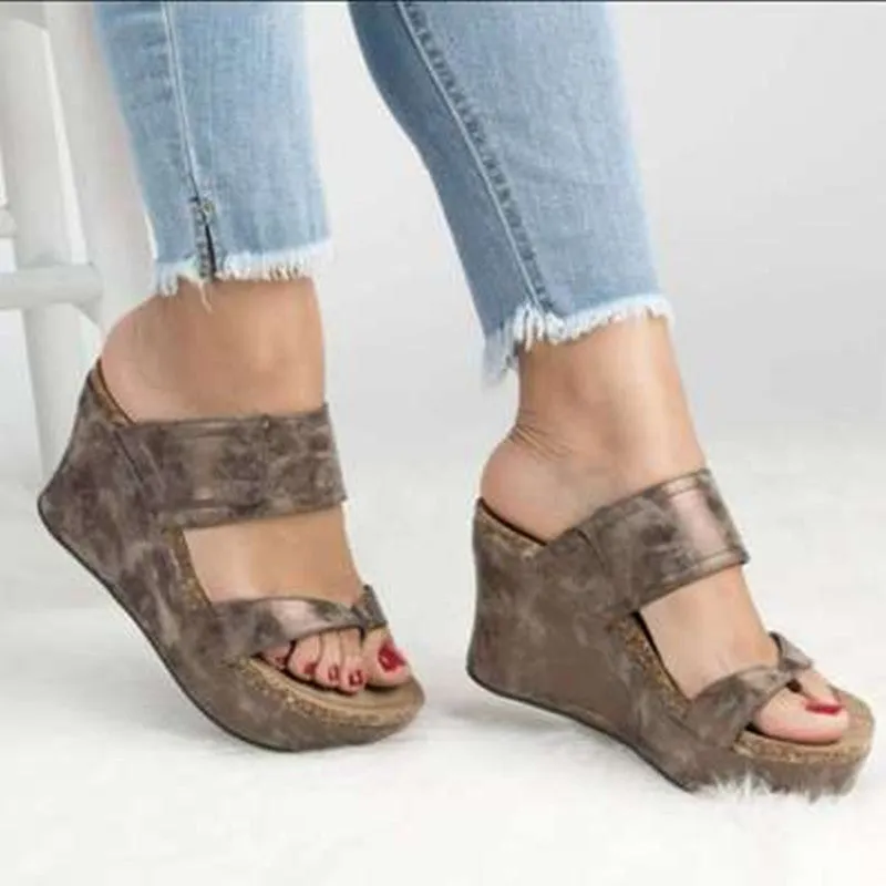 Wedge Flip-Flop Sandals