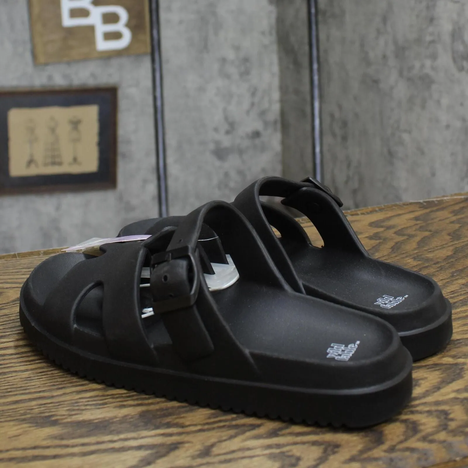 Wild Fable Womens Maysen Footbed Sandals 92235195 Black 8M