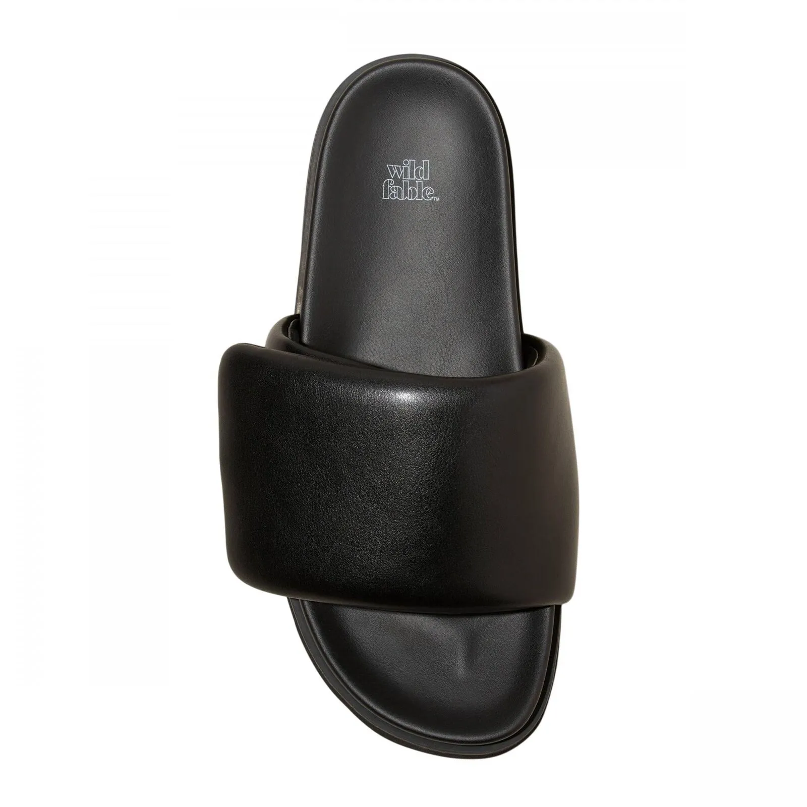 Wild Fable Womens Sabrina Footbed Sandals 89469259 Black 7.5M