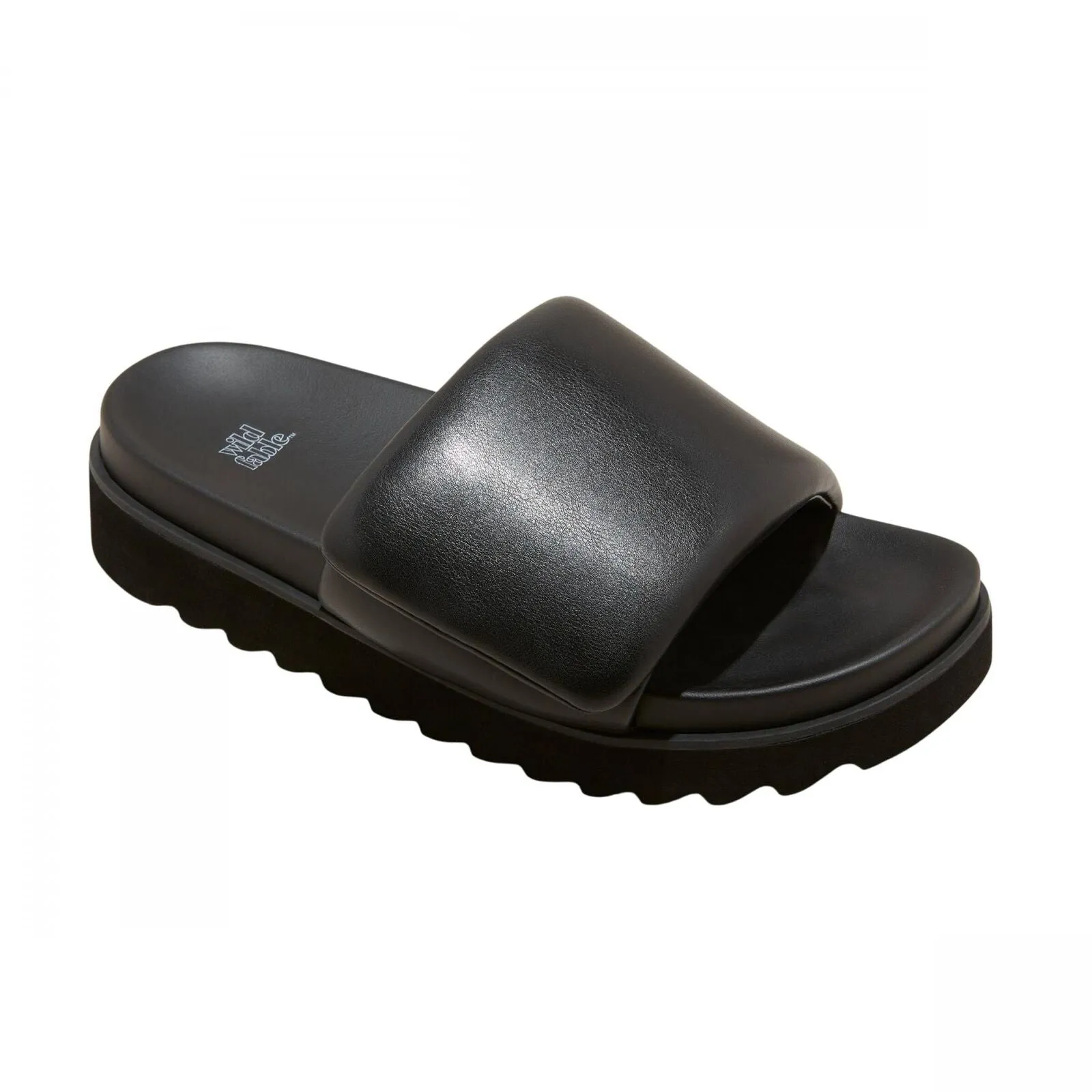 Wild Fable Womens Sabrina Footbed Sandals 89469259 Black 7.5M