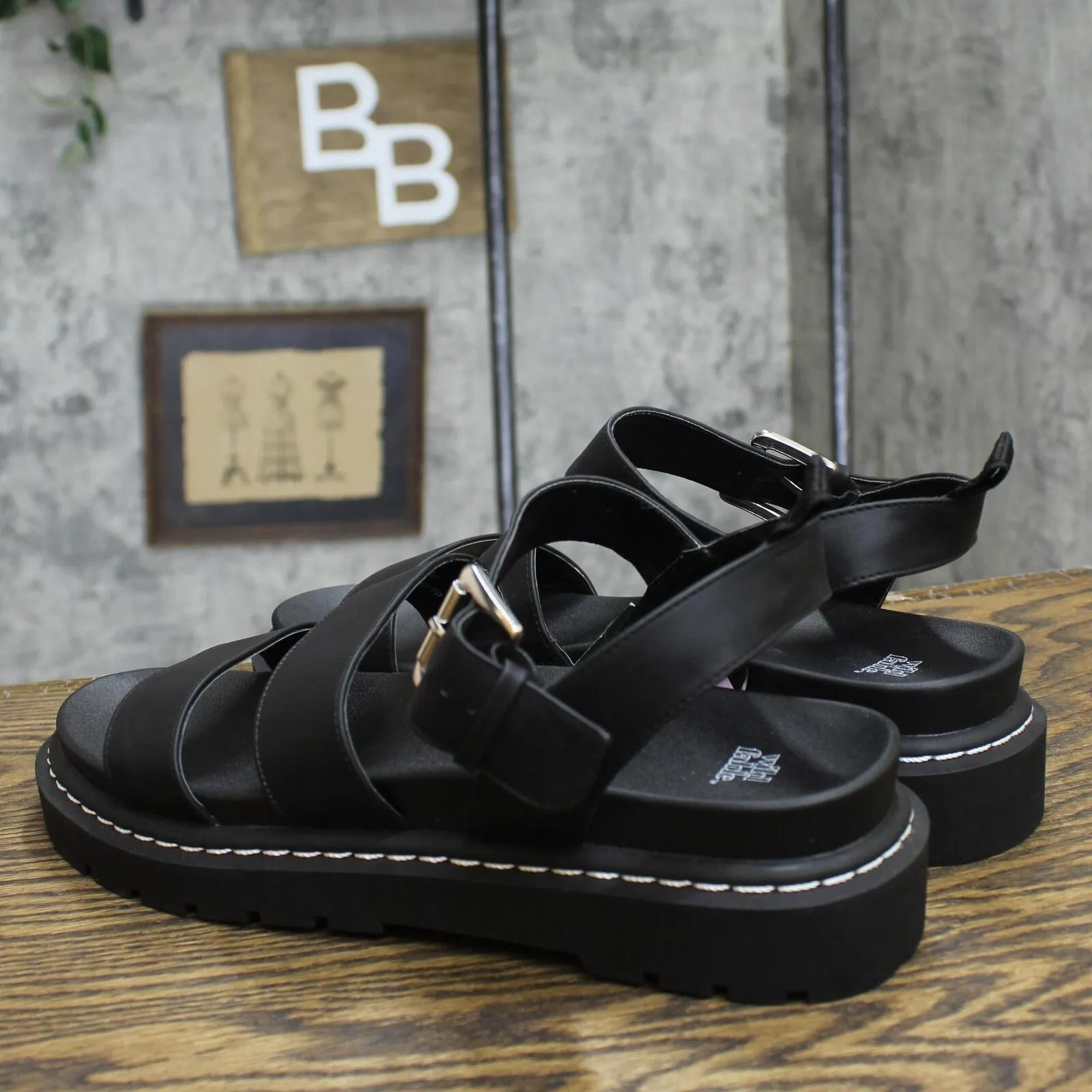 Wild Fable Womens Thalia Lug Slide Sandals 89529859 Black 11M
