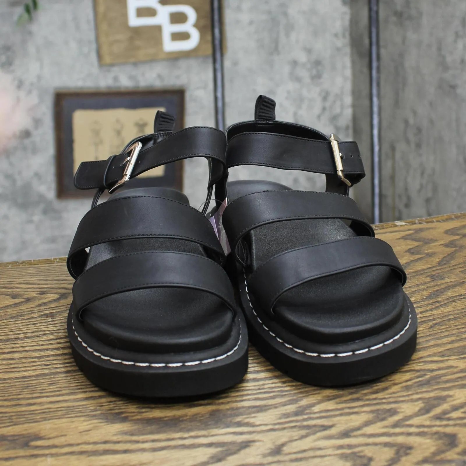 Wild Fable Womens Thalia Lug Slide Sandals 89529859 Black 11M