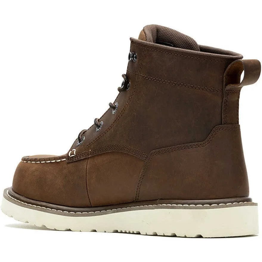 Wolverine Men's Trade 6" Comp Toe Wedge Unlined Work Boot- Brown- W241057