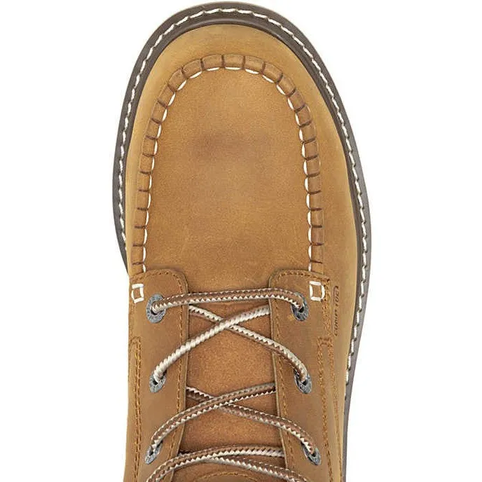 Wolverine Men's Trade 6" Comp Toe Wedge Unlined Work Boot- Tan- W241055