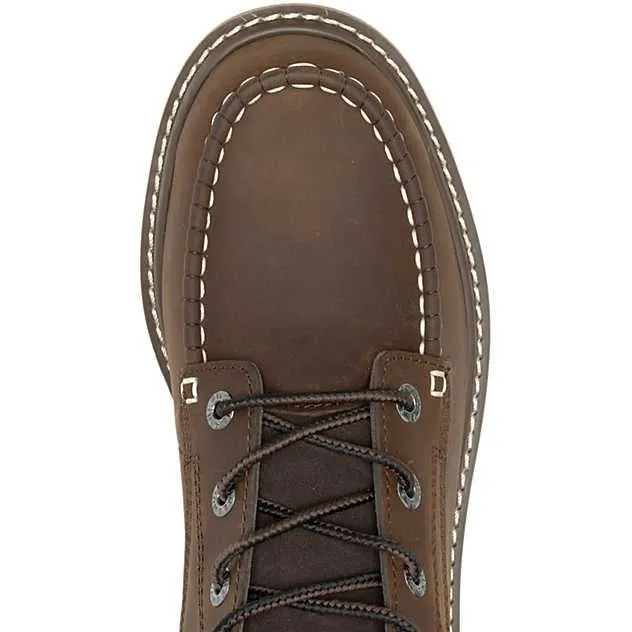 Wolverine Men's Trade 8" Soft Toe Wedge Unlined Work Boot- Brown- W240020