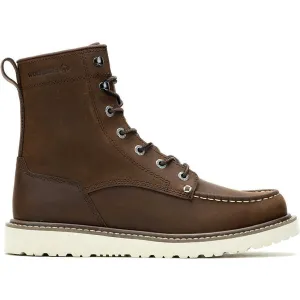 Wolverine Men's Trade 8" Soft Toe Wedge Unlined Work Boot- Brown- W240020
