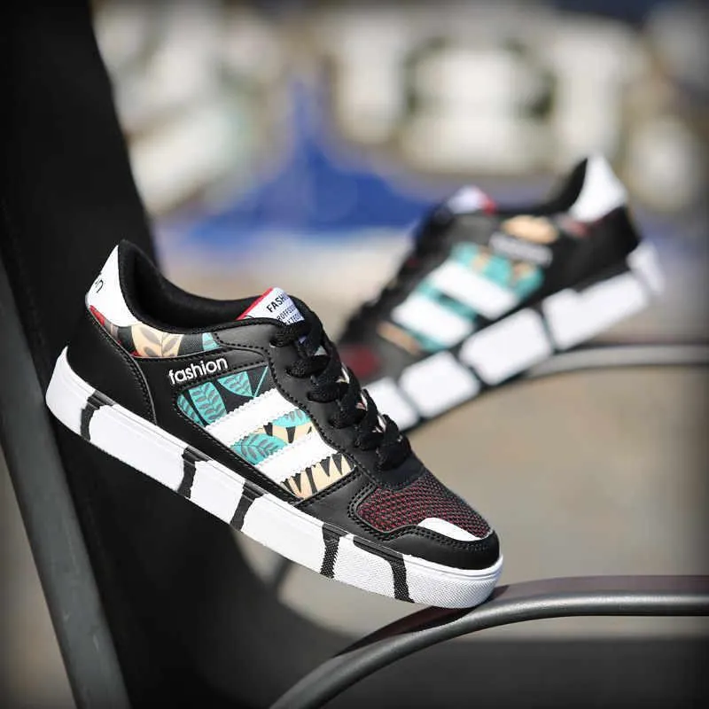 Womens Fashion Tide Retro Print Shoes