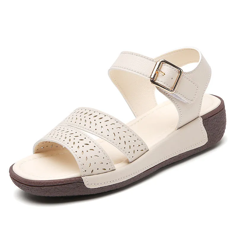 Womens Platform Wedge Sandals with Adjustable Strap Summer Shoes
