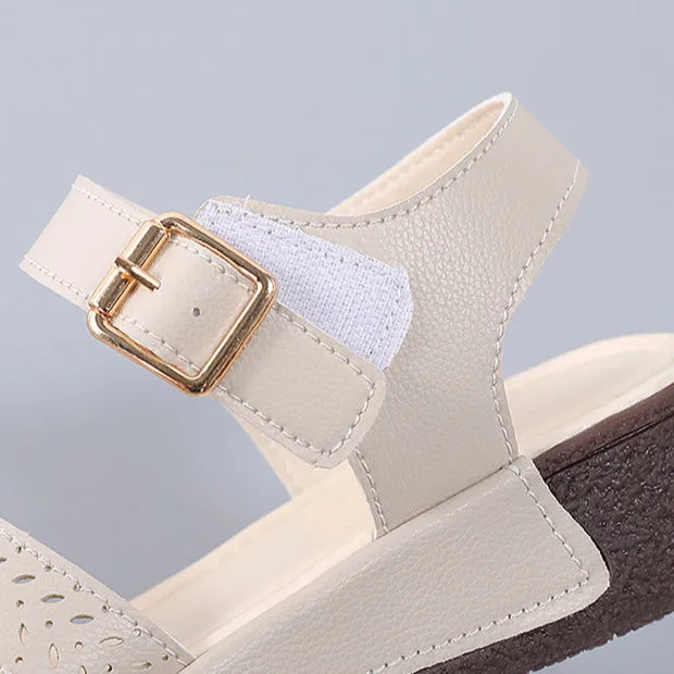 Womens Platform Wedge Sandals with Adjustable Strap Summer Shoes