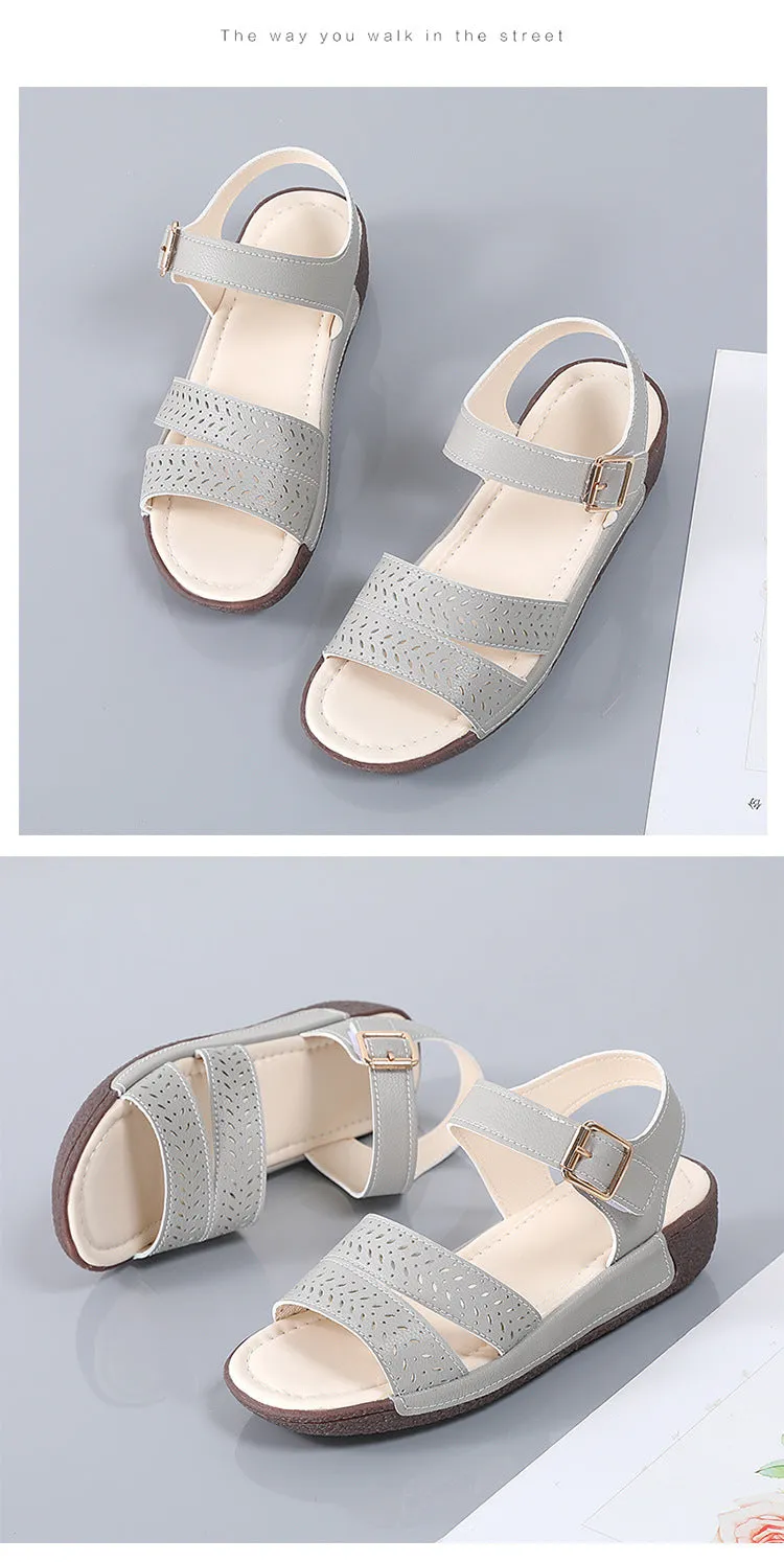 Womens Platform Wedge Sandals with Adjustable Strap Summer Shoes