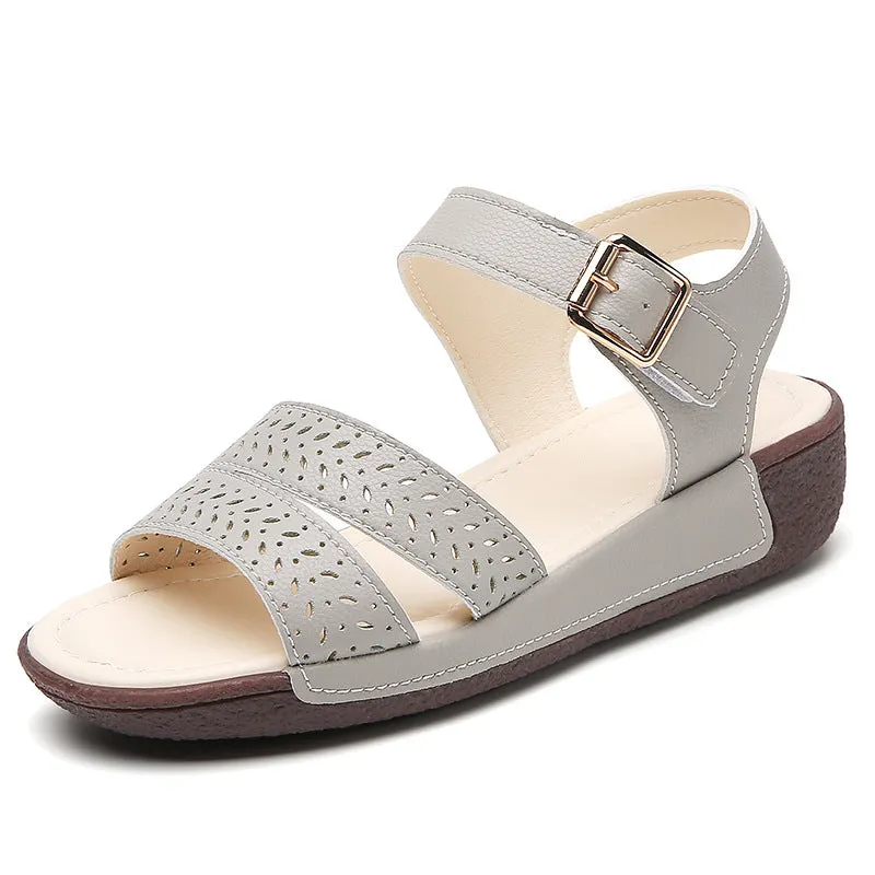 Womens Platform Wedge Sandals with Adjustable Strap Summer Shoes