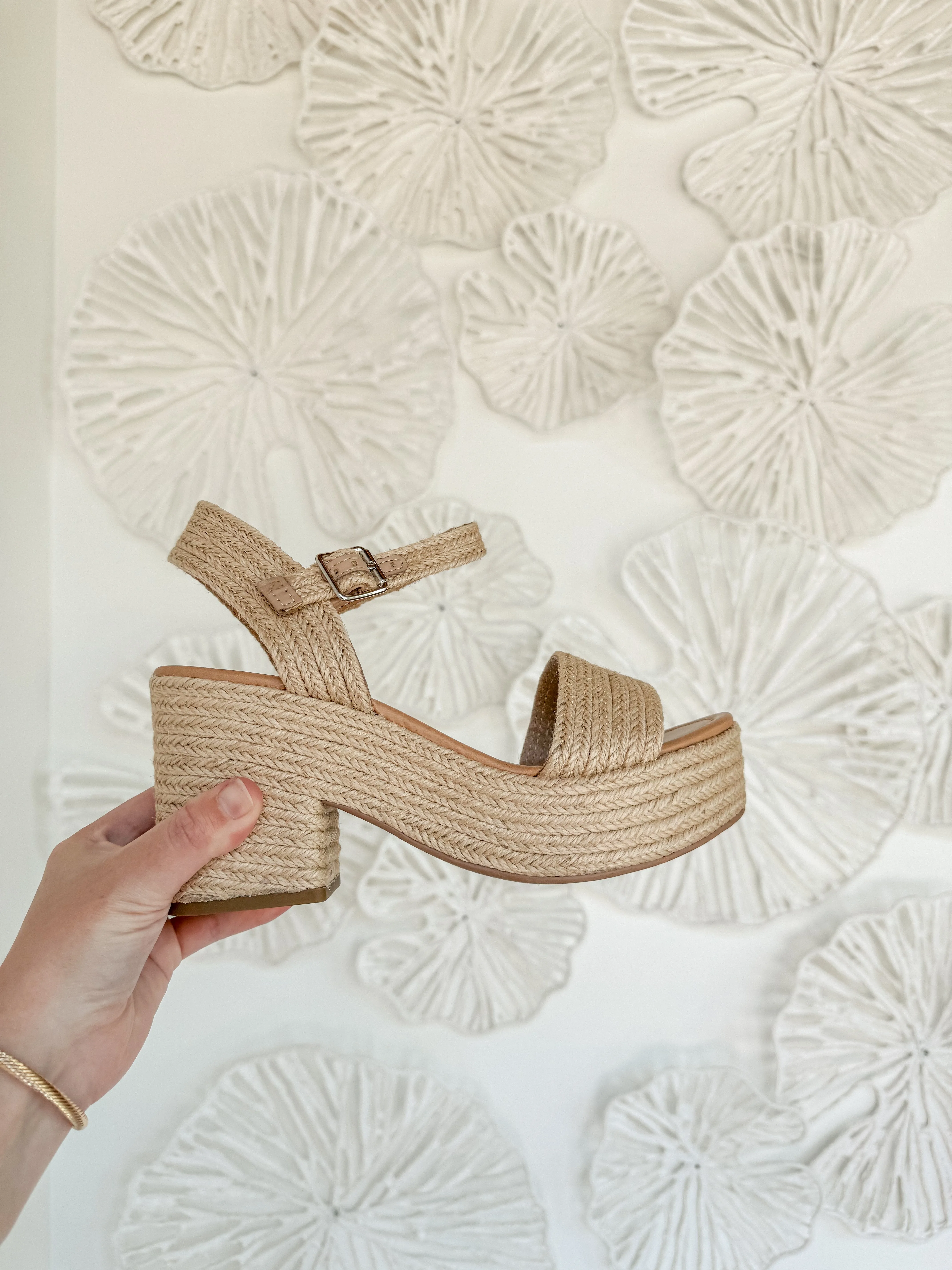 Woven Strap Wedge