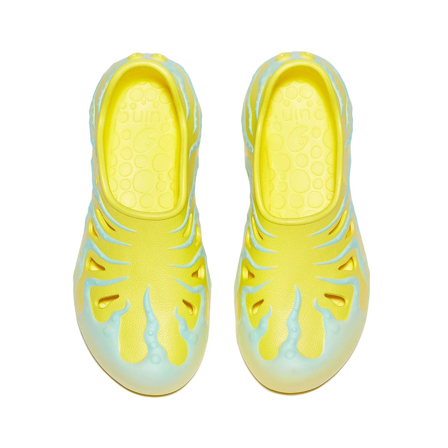 Yellow & Glass Blue Octopus II Women