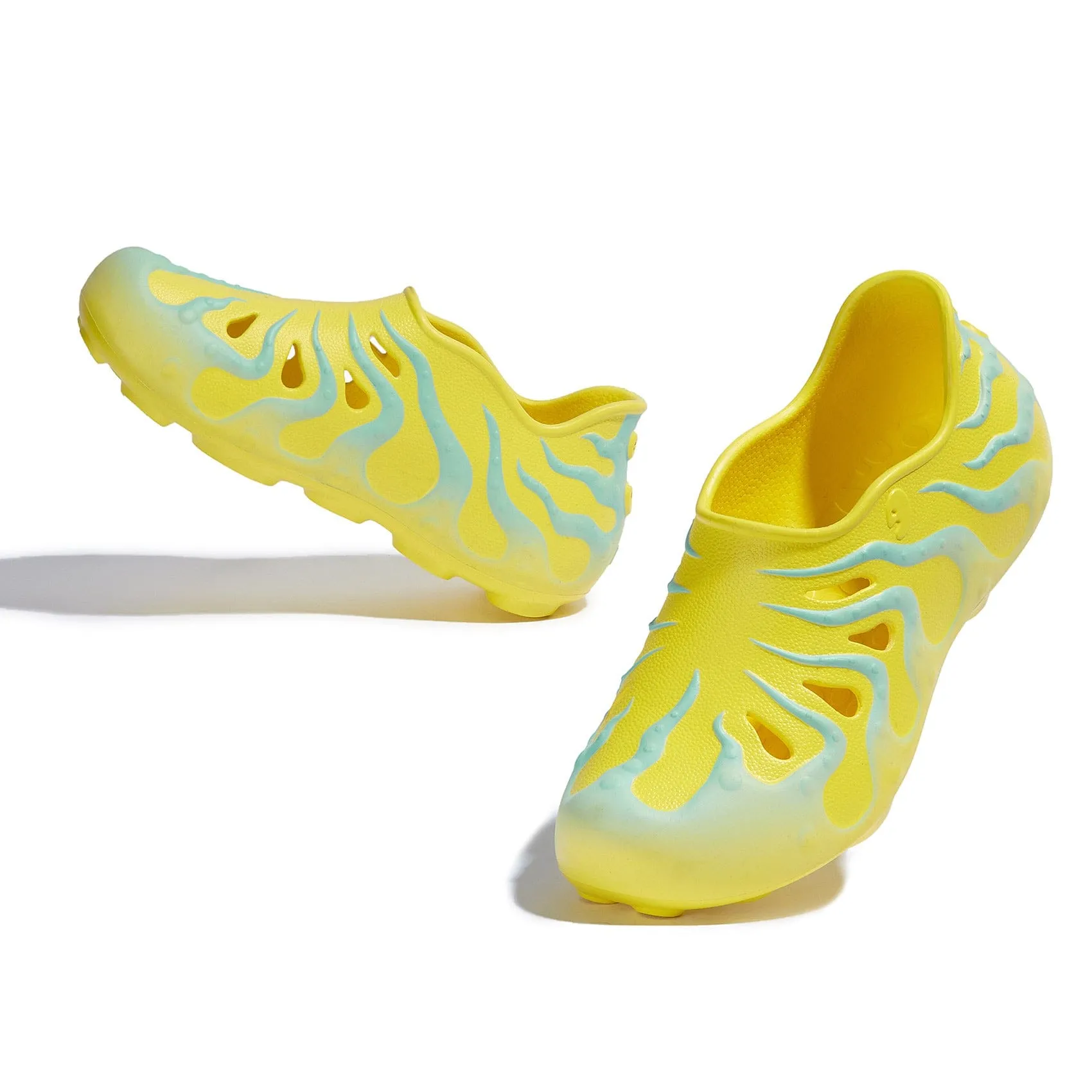 Yellow & Glass Blue Octopus II Women
