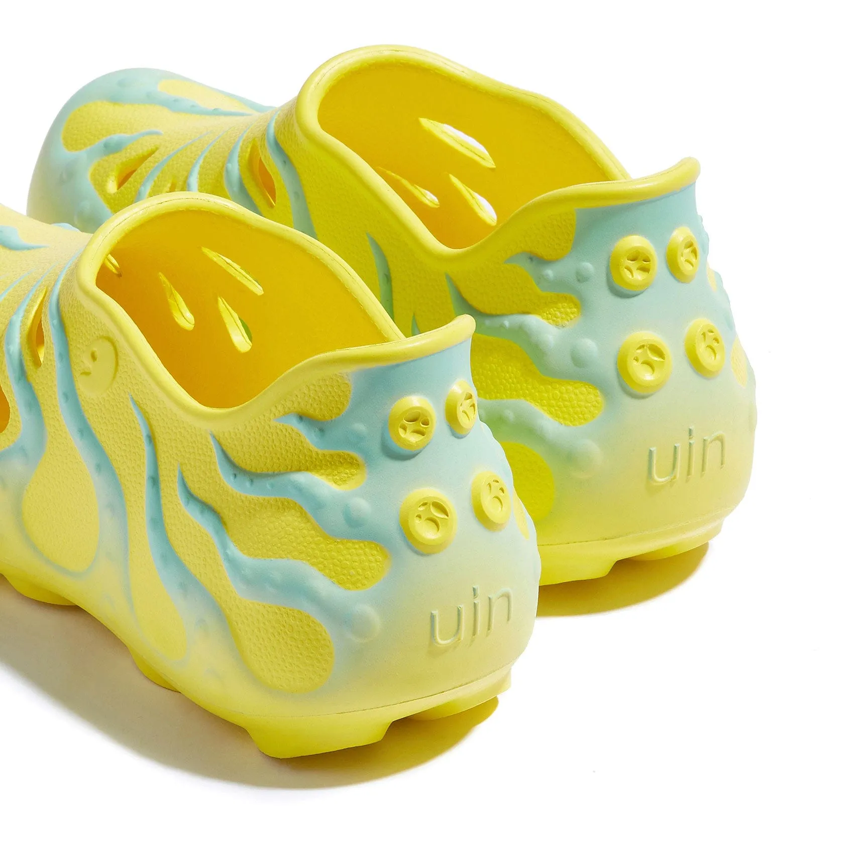 Yellow & Glass Blue Octopus II Women
