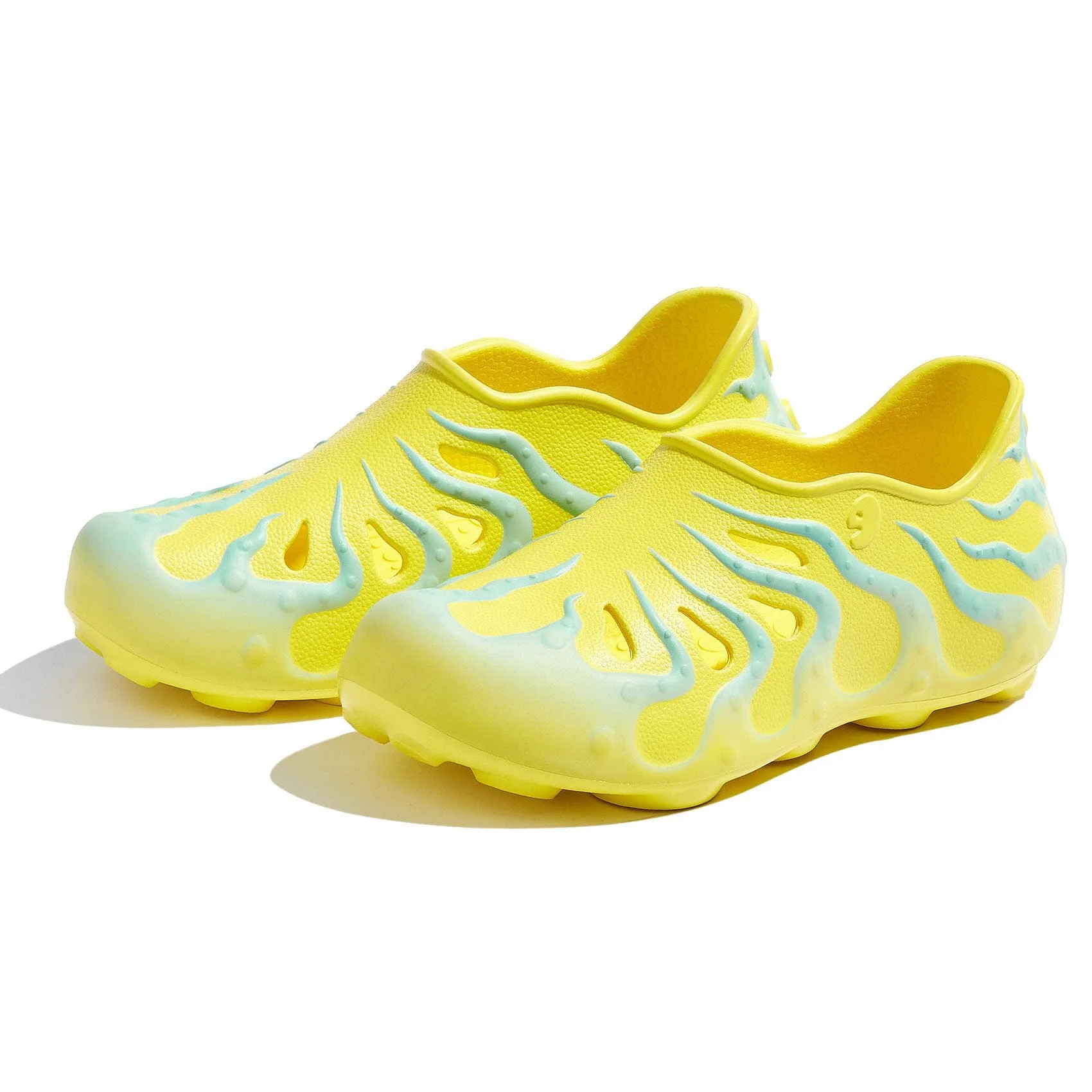 Yellow & Glass Blue Octopus II Women